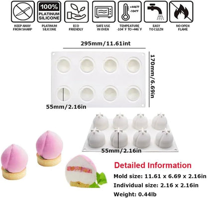 Peach Shape Silicone Mold | CFM444