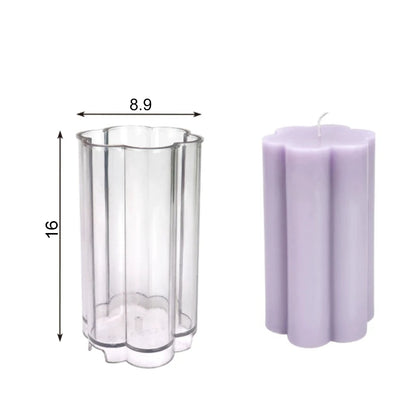 PC Six Petal Plum Blossom Pillar WCM762