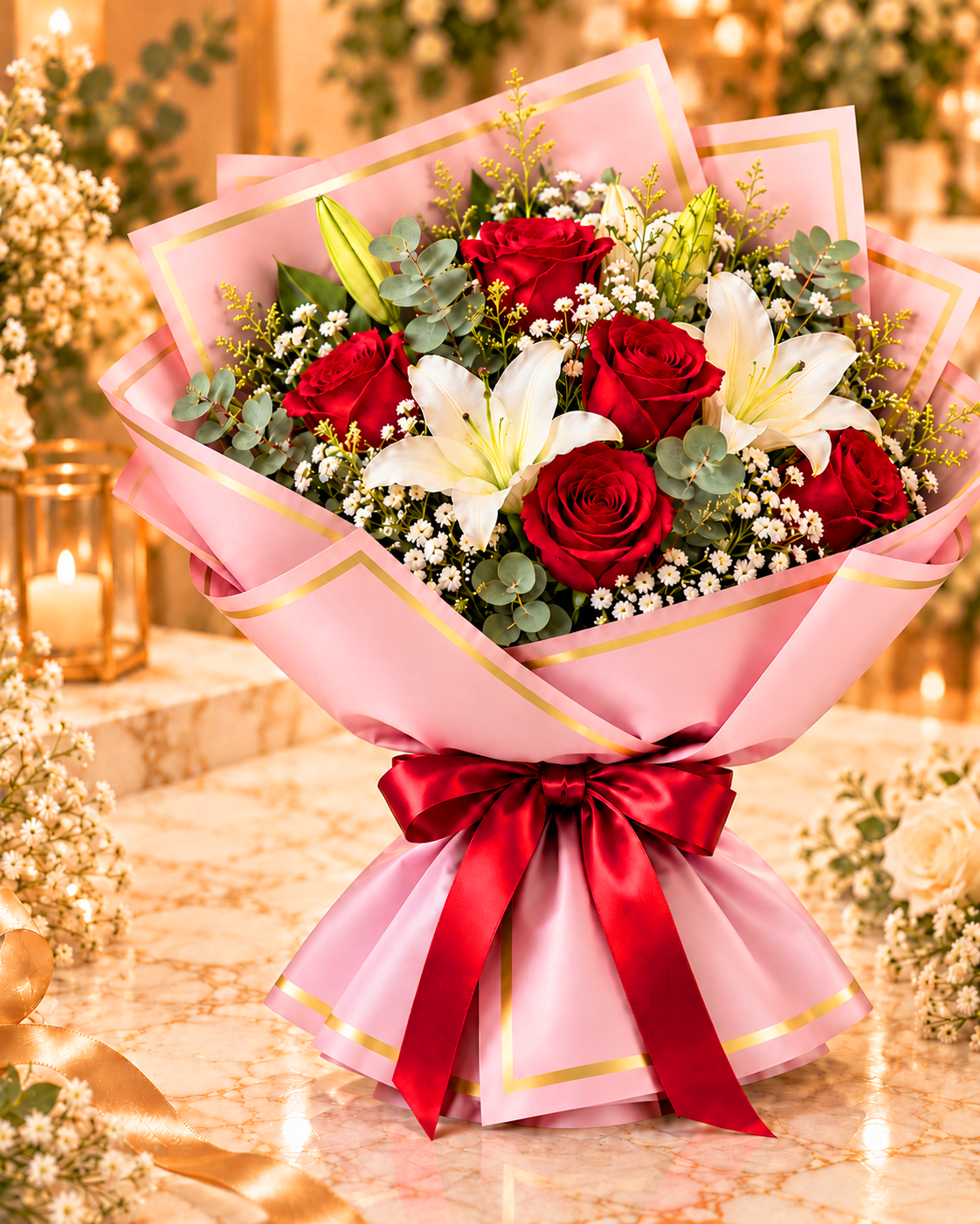 Bouquet Wrapping  Sheet Plain Colour – (20 Sheet) | PKG-PM426