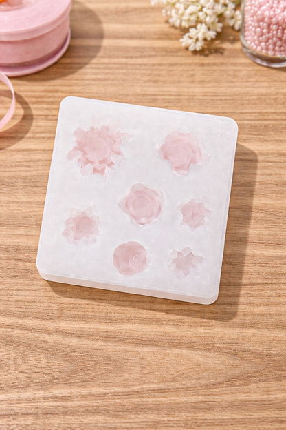 Pond Lotus assorted mold CFM325 for cakes, soaps, and candle making