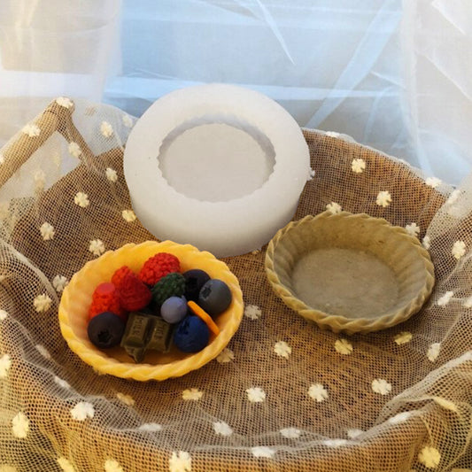 Round Tart Silicone Mold for Candle Making & Resin Art