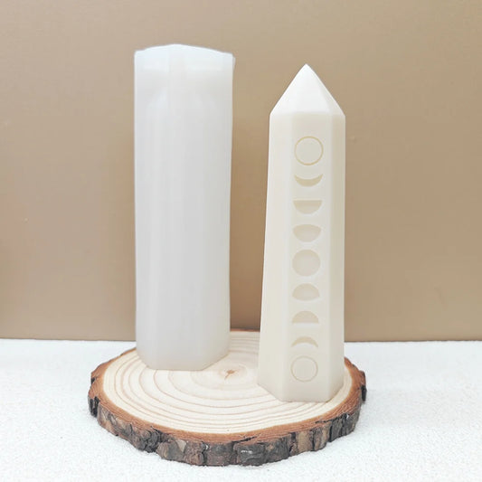 Moon Phase Obelisk Silicone Mould.|WCM836