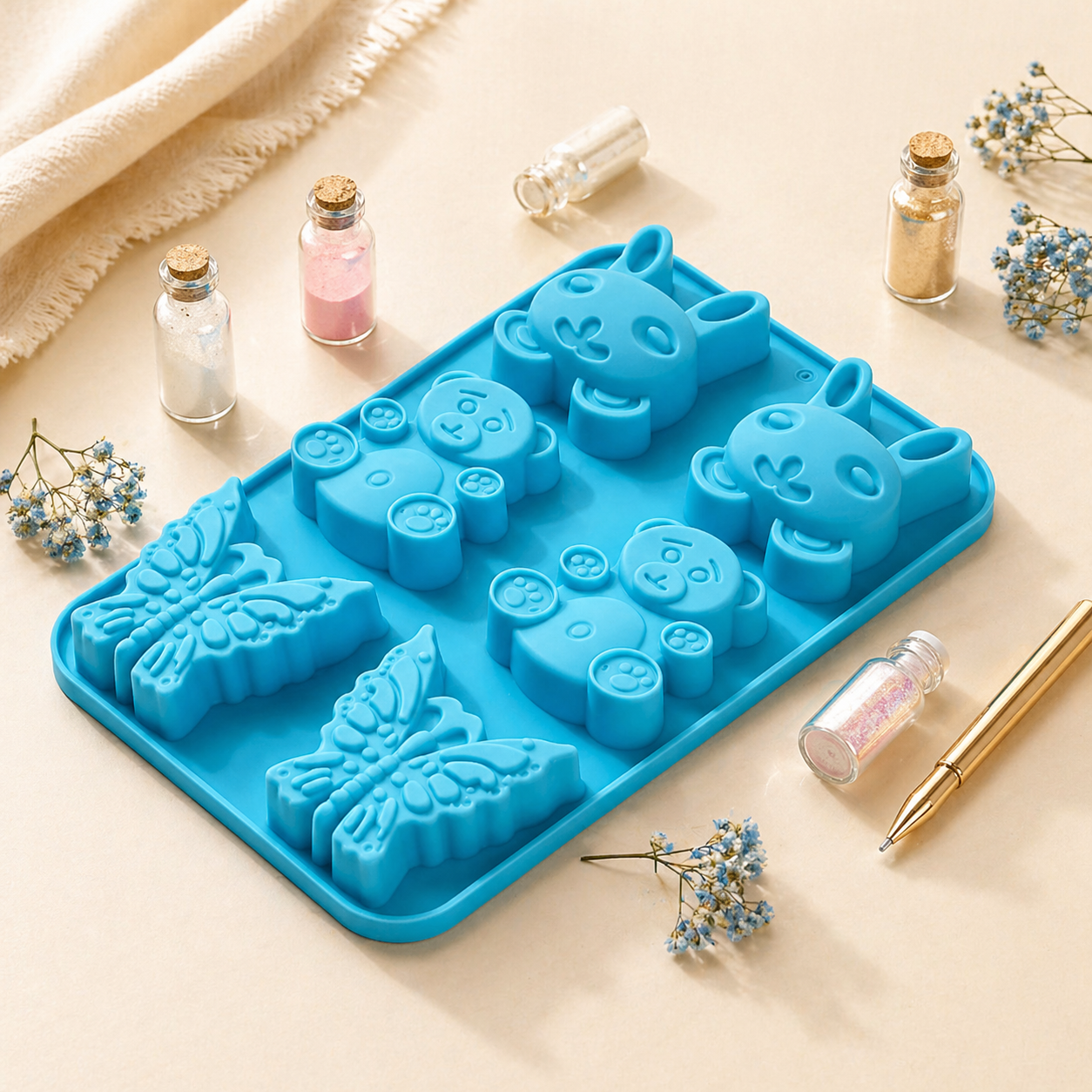 Butterfly Teddy Mould SSM090