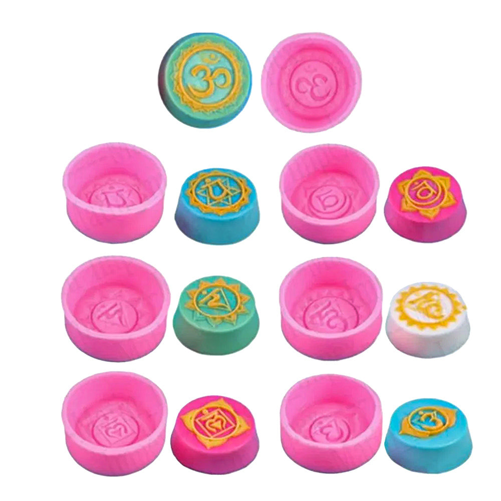 Set of 7 Meditation Chakras Mold  SSM231 (own)