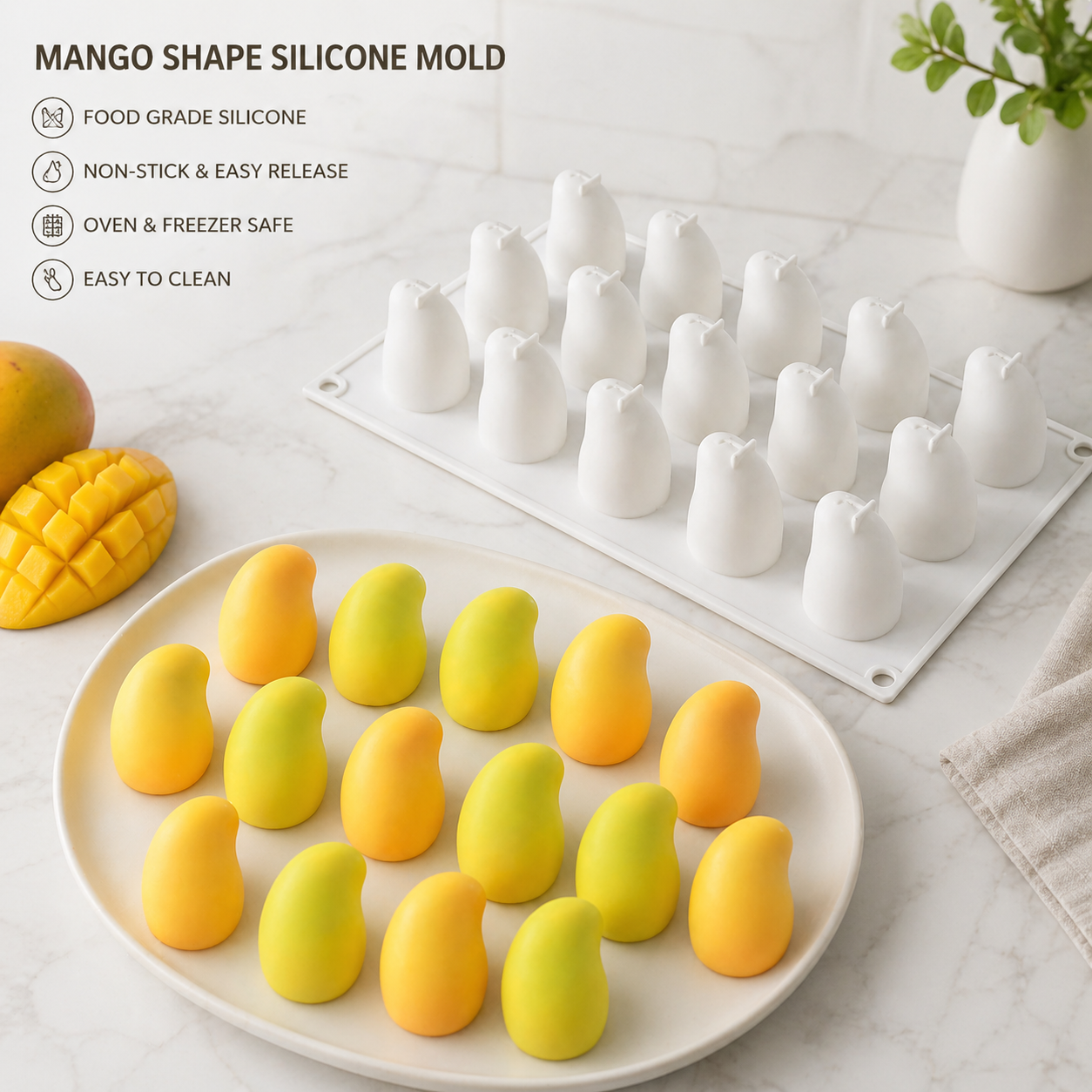 Mini Mango Slice Mold l SSM248
