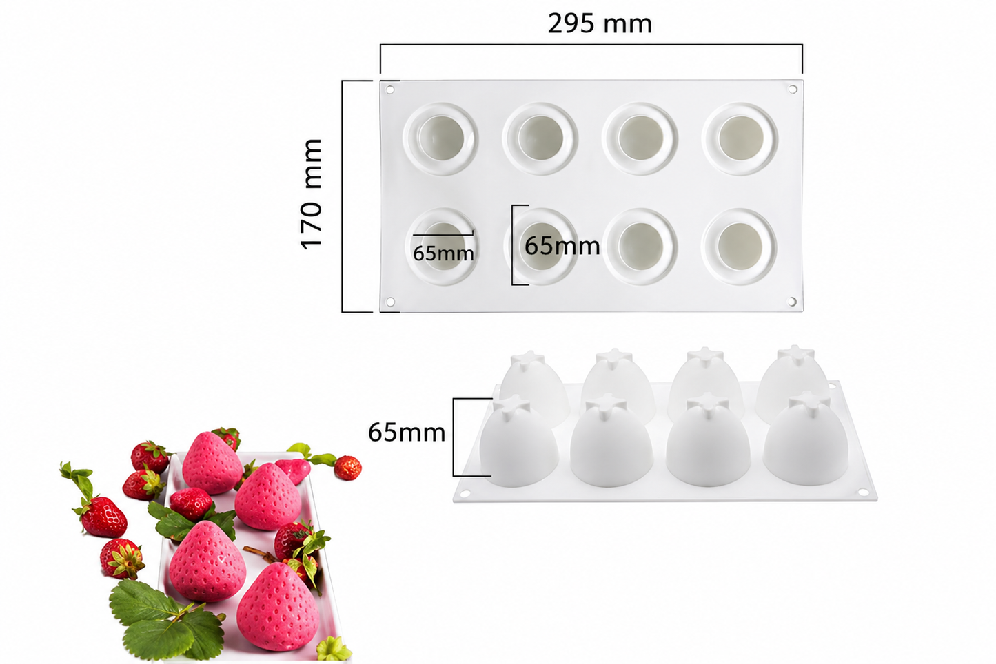 Strawberry Delight Silicone Mold | SSM253