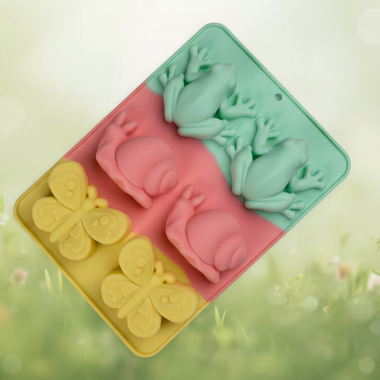 3D Butterfly, Snail, Frog Silicon Mould | SSM256