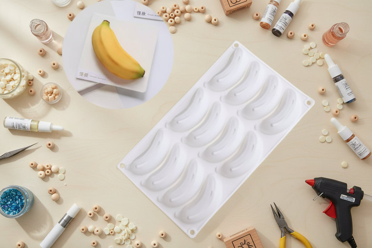 12 Cavity Banana Shape Mold | SSM257