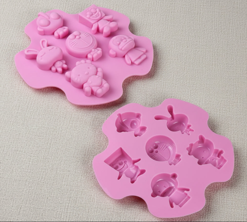 Cartoon Silicone Mold 6 Cavity | SSM259