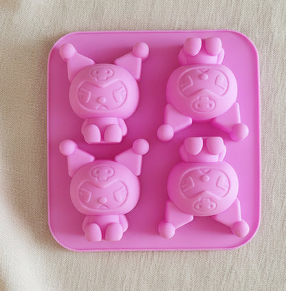 4-Cavity Kuromi Silicone Mold | SSM271
