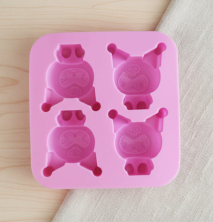 4-Cavity Kuromi Silicone Mold | SSM271