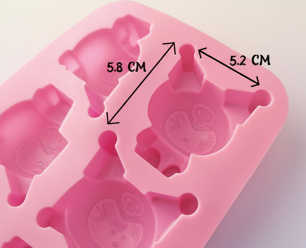 4-Cavity Kuromi Silicone Mold | SSM271