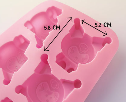 4-Cavity Kuromi Silicone Mold | SSM271