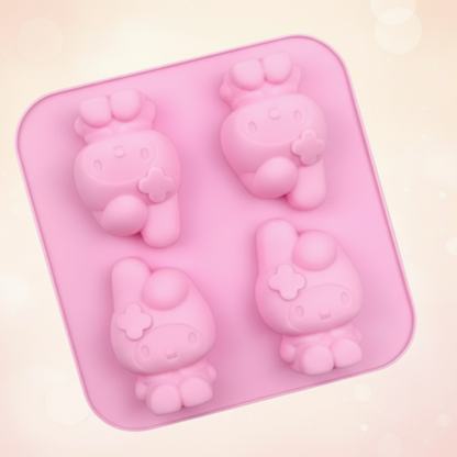 4-Cavity My Melody silicone mold | SSM273