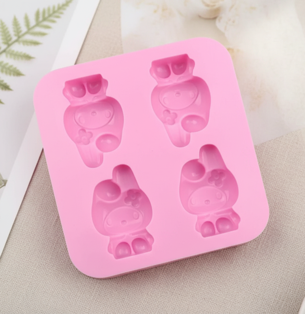 4-Cavity My Melody silicone mold | SSM273
