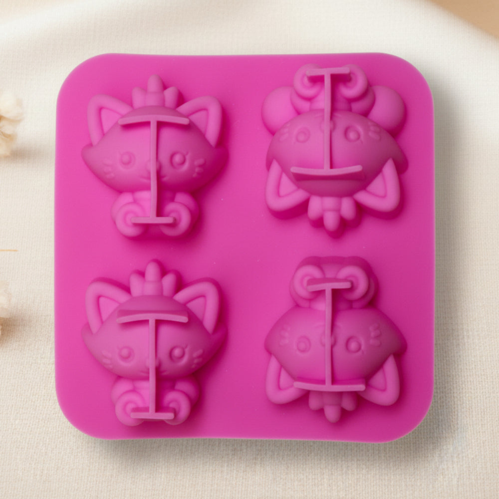 4-Cavity Aristocats Marie Silicone Mold | SSM276