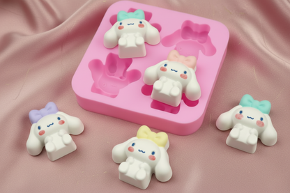 4-Cavity Sweet Bunny Silicone Mold | SSM277