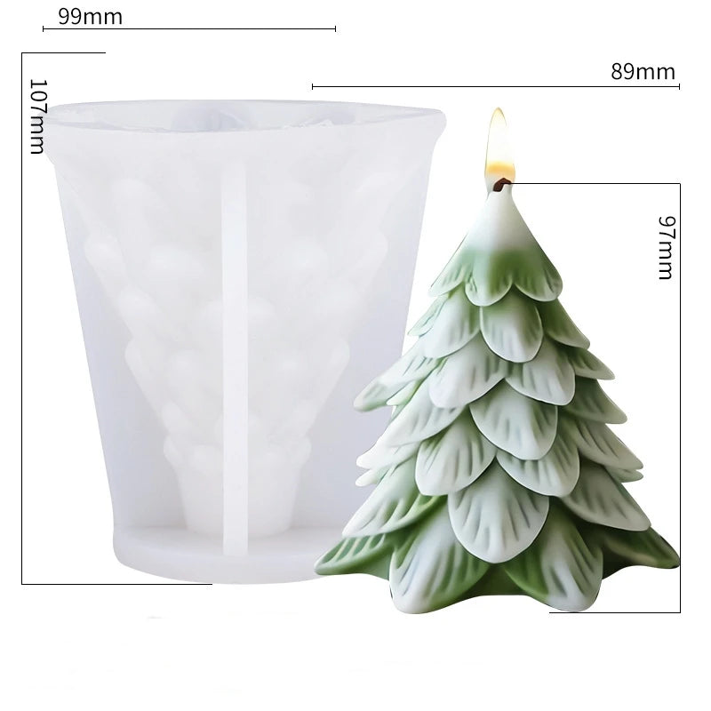 Christmas Tree Silicone Mold WCM730