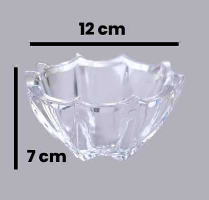 Glass Bowl 7x12cm (Set of 6pcs) 260g Each PM406