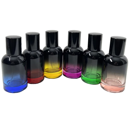 60ml Empty Gradient Glass Perfume Bottles (Set of 6) | PGB002