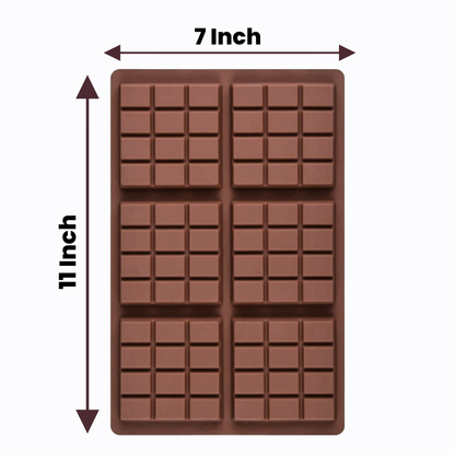 Chocolate Bar Tablet Silicone Mould |CFM414