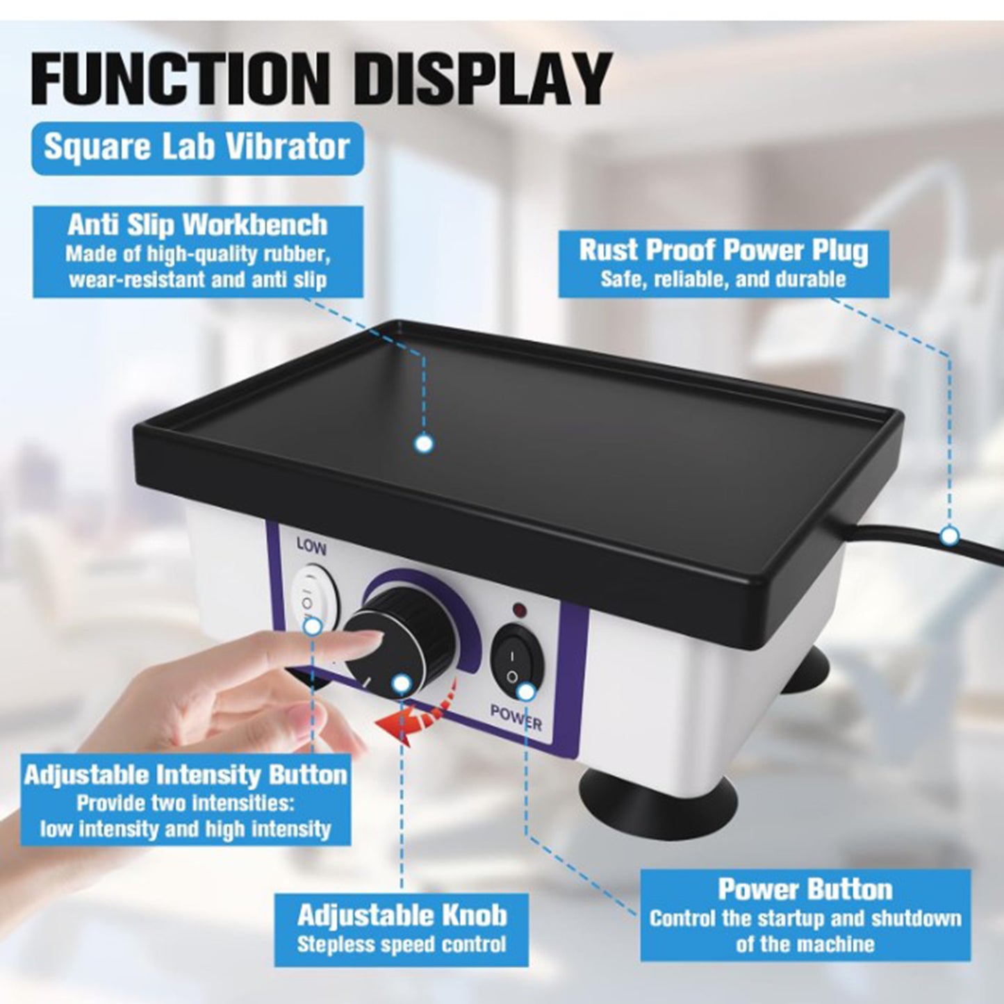 Vibrator for Cement and Concrete Art (Small) | SAC022