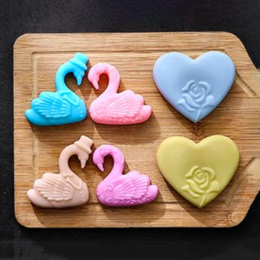 Swan & Heart Shape Silicone Mold | SSM280