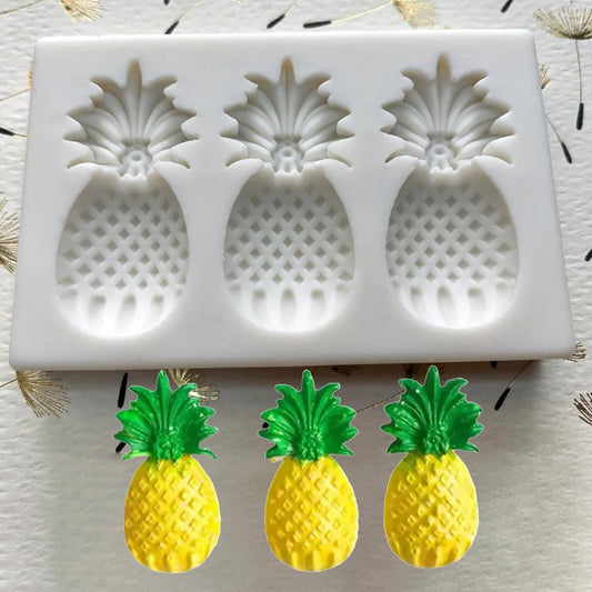 3 Cavity Pineapple Silicone Mold | CFM420 (OWN)