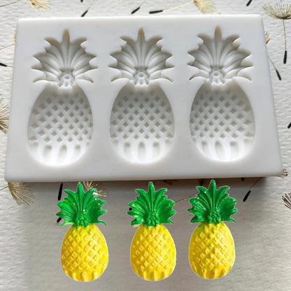 3 Cavity Pineapple Silicone Mold | CFM420 (OWN)