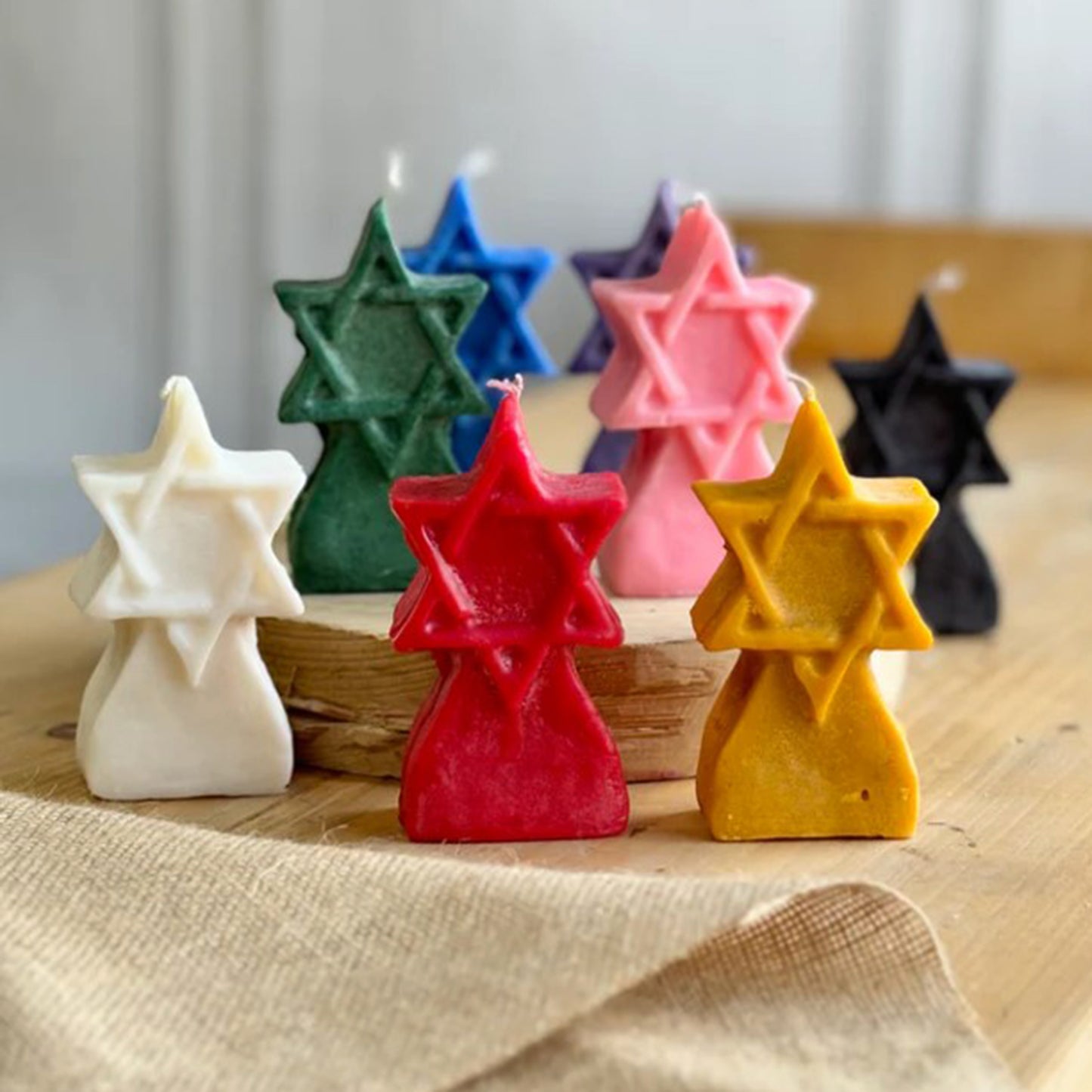 Star of David Candle Silicone Mold | WCM855(OWN)