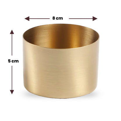 Luxury Gold Metal Urli Candle Bowl PM421 (Electroplated)