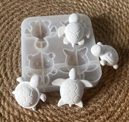 Cute small Turtle Silicone Mold | CFM430
