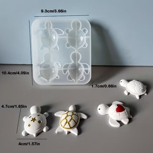 Cute small Turtle Silicone Mold | CFM430