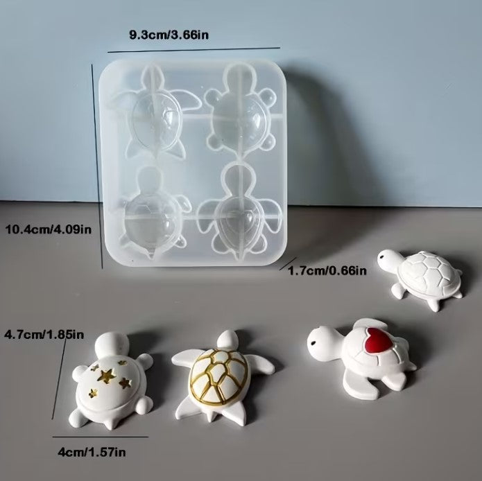 Cute small Turtle Silicone Mold | CFM430