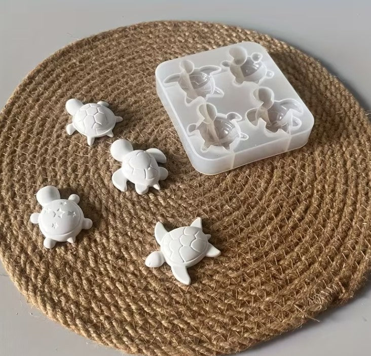 Cute small Turtle Silicone Mold | CFM430