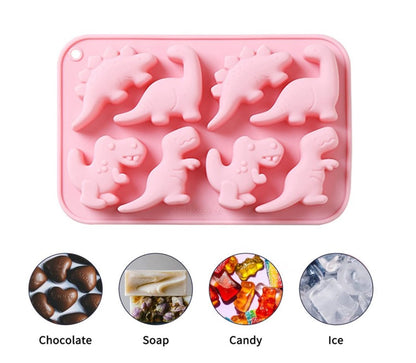 Cute Dinosaur Silicone Mold for Chocolate, Fondant & DIY Crafts | SSM283