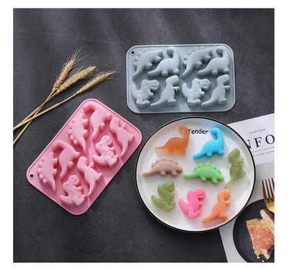 Cute Dinosaur Silicone Mold for Chocolate, Fondant & DIY Crafts | SSM283