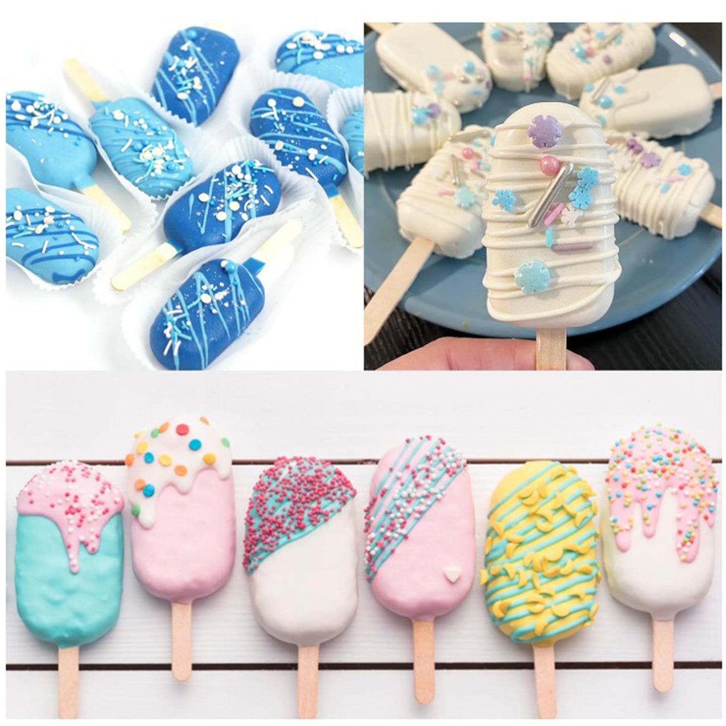 4 Cavity Ice Cream Bar Silicone Mold | CFM433