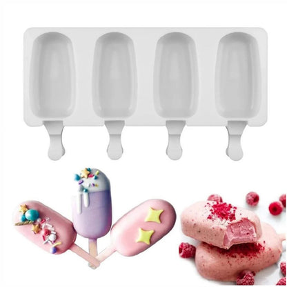4 Cavity Ice Cream Bar Silicone Mold | CFM433