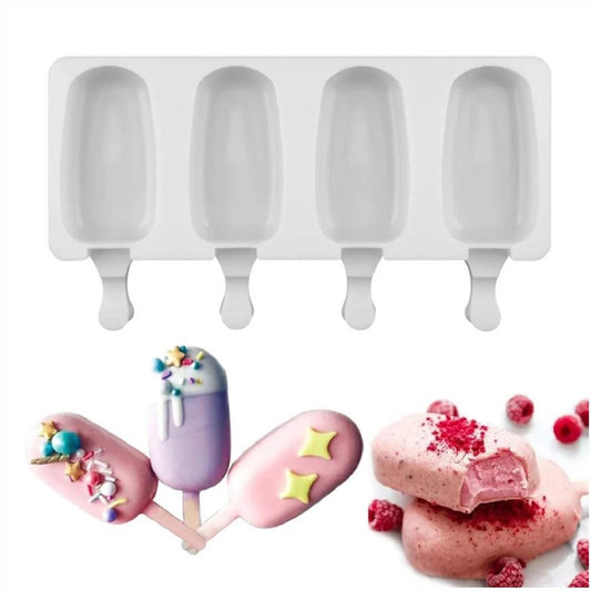 4 Cavity Ice Cream Bar Silicone Mold | CFM433
