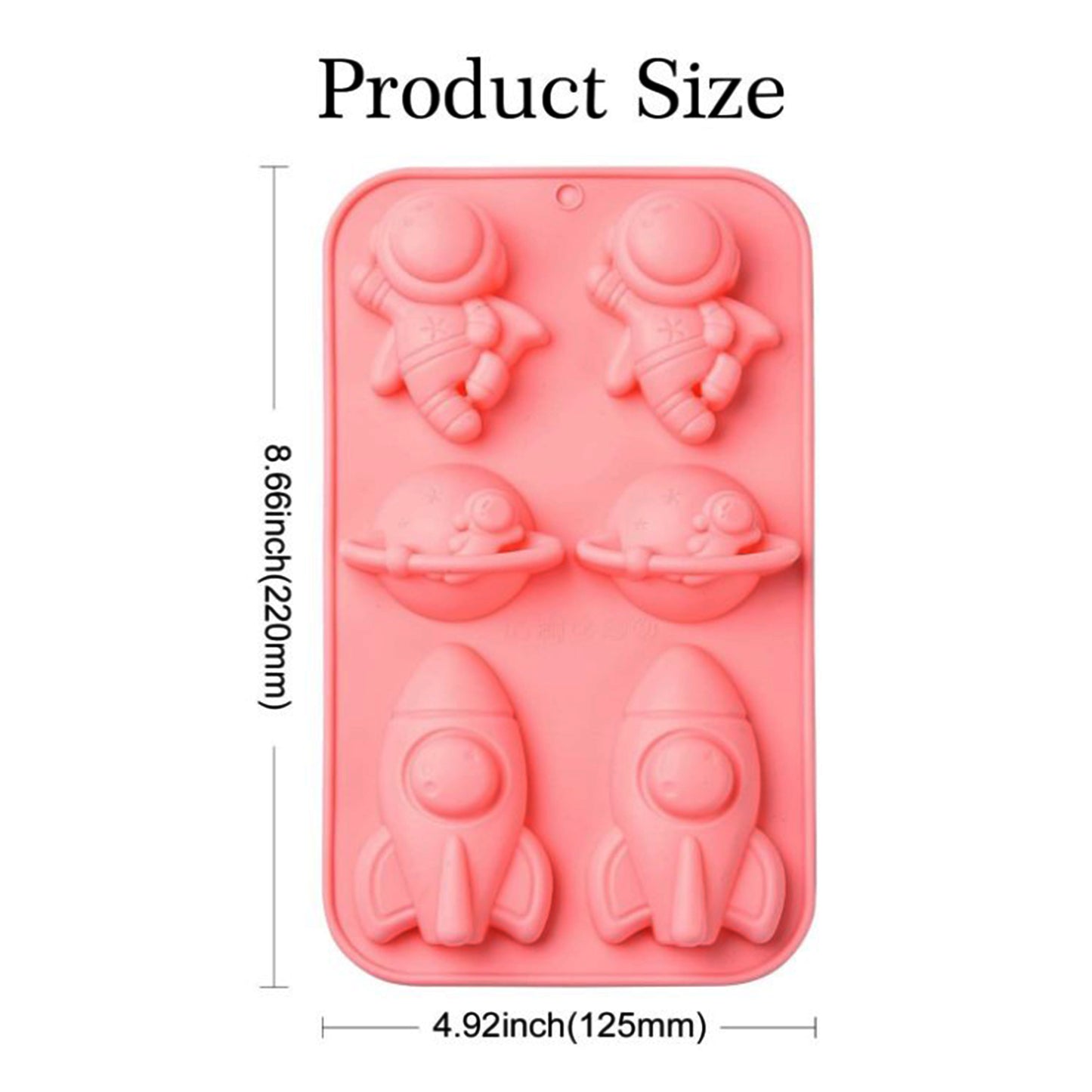 Space Adventure Silicone Mold – Rocket, Astronaut & UFO Shapes | ARM549