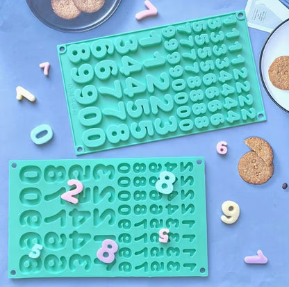 Numeric / Number Shape Mould for Resin, Soap &amp; DIY Crafts | CFM438