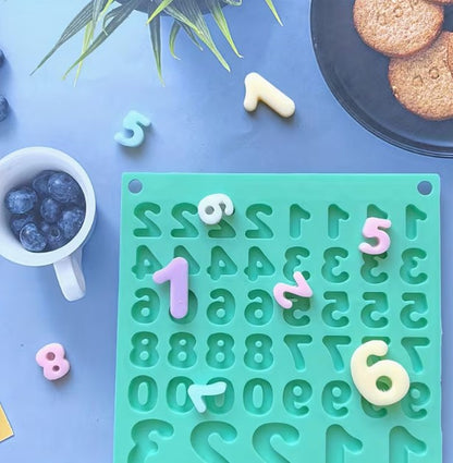 Numeric / Number Shape Mould for Resin, Soap &amp; DIY Crafts | CFM438