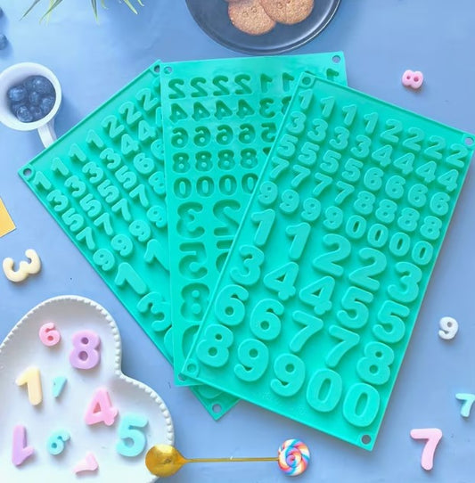 Numeric / Number Shape Mould for Resin, Soap & DIY Crafts | CFM438