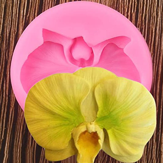 Elegant Orchid Flower Silicone Mold for Resin, Fondant & Craft Making | CFM439 (OWN)