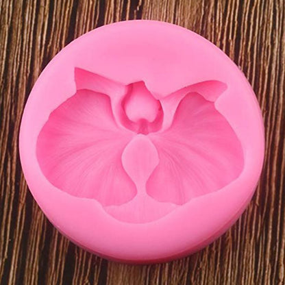 Elegant Orchid Flower Silicone Mold for Resin, Fondant & Craft Making | CFM439