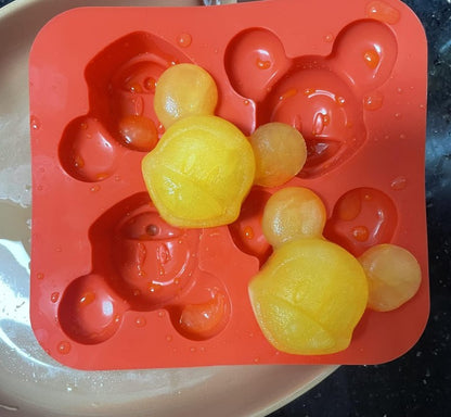 4 cavity Mickey Mouse Silicone  molds | SSM286