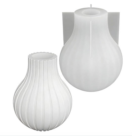Modern Ribbed Vase Full Strip | ARM559