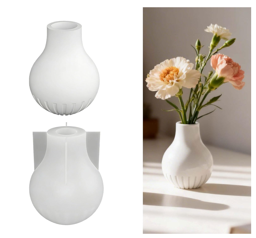 Minimalist Vase Half strip  | ARM558