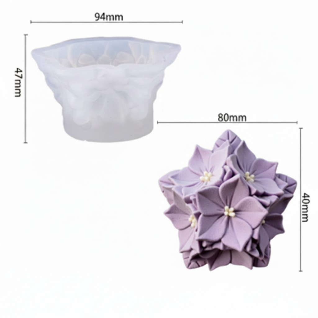 WCM902 Flora Star Candle Mold